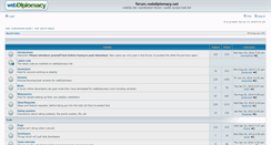 Desktop Screenshot of forum.webdiplomacy.net