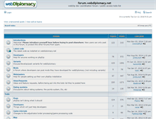 Tablet Screenshot of forum.webdiplomacy.net